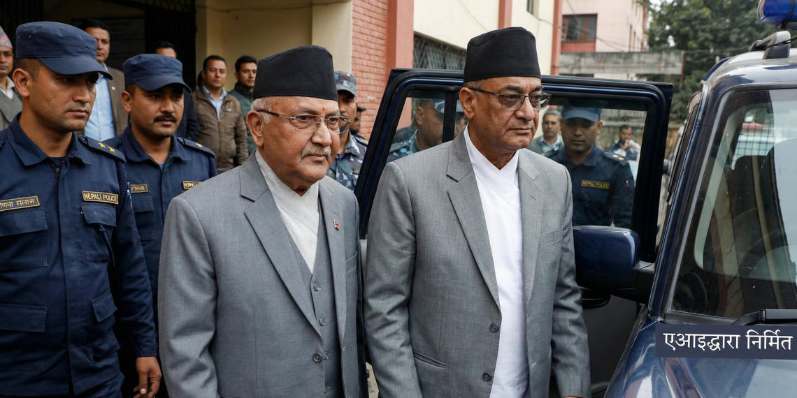 पूर्व प्रधानमन्त्री ओली र पूर्व गृहमन्त्री लेखक पक्राउ
